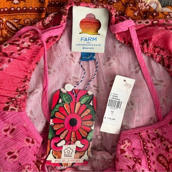 Anthropologie Pink and Orange Maxi Dress - Picture 6 of 12